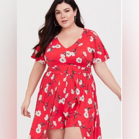 Torrid Maxi Challis Walk-Through Dress - Picture 9 of 10